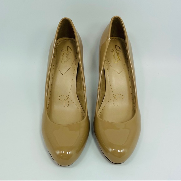 nude heels clarks